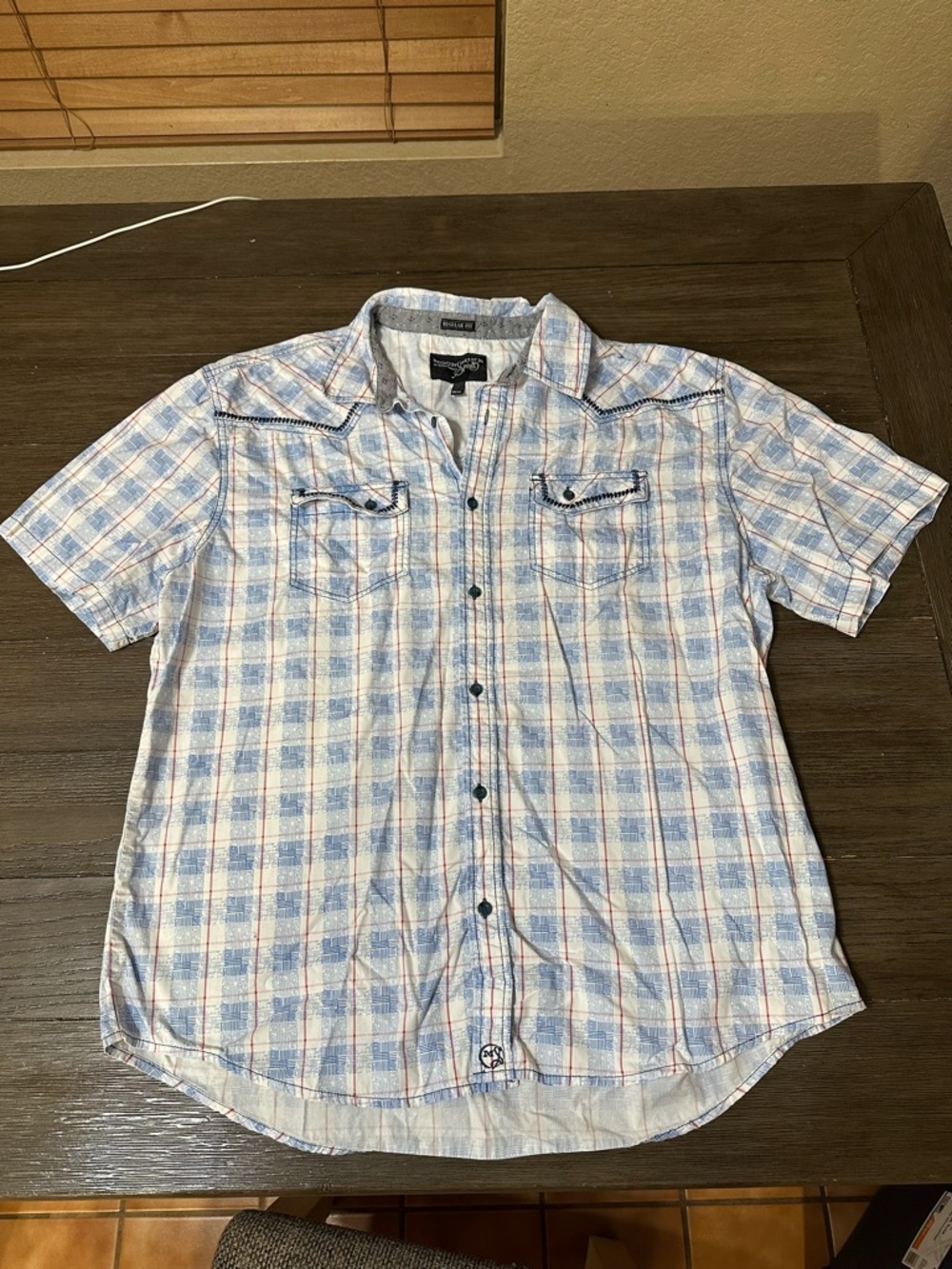 XL Mens Moonshine Spirit by Brad Paisley regular fit western button up shirt